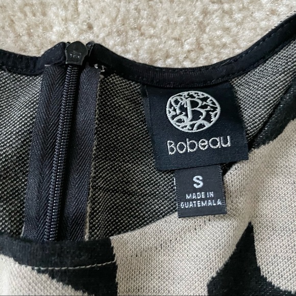 NWOT Bobeau Black and Tan Pleated Dress! - Picture 8 of 9